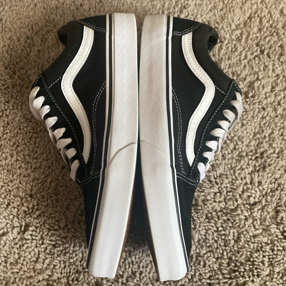 ❤️SOLD@mercari❤️Vans off the wall Oldskool sk8 Black and White suede Sneakers - Picture 12 of 17